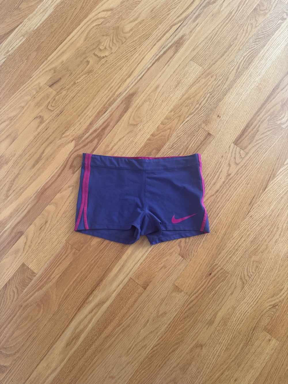 Y2k Nike Dri fit just do it shorts pink and purple